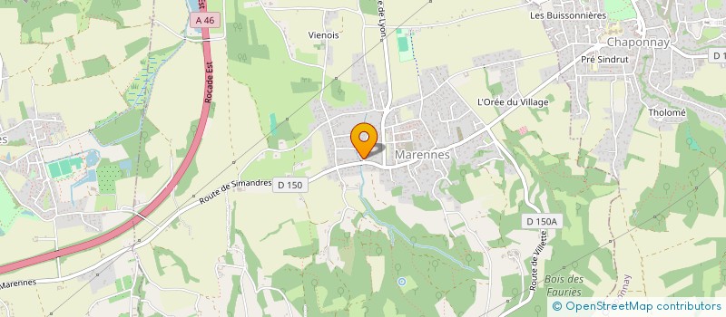 localisation de l'entreprise AZZO CREATION  MARENNES