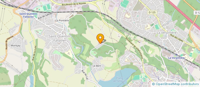 localisation de l'entreprise AZZO INVEST  SAINT-QUENTIN-FALLAVIER