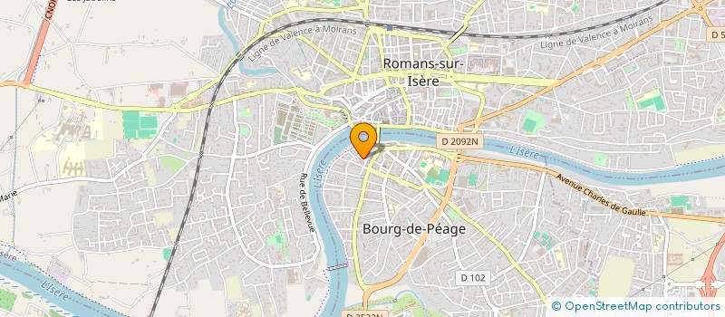 localisation de l'entreprise AZZORIN PRODUCTION  BOURG-DE-PEAGE