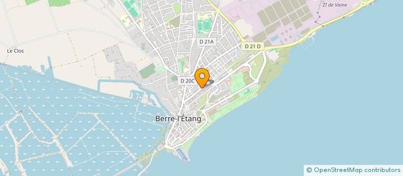 localisation de l'entreprise AZZOUG IMMOBILIER à BERRE-L'ETANG