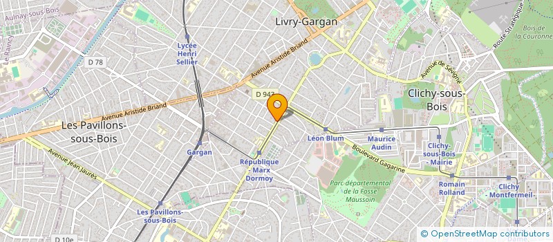 localisation de l'entreprise AZZUR à LIVRY-GARGAN