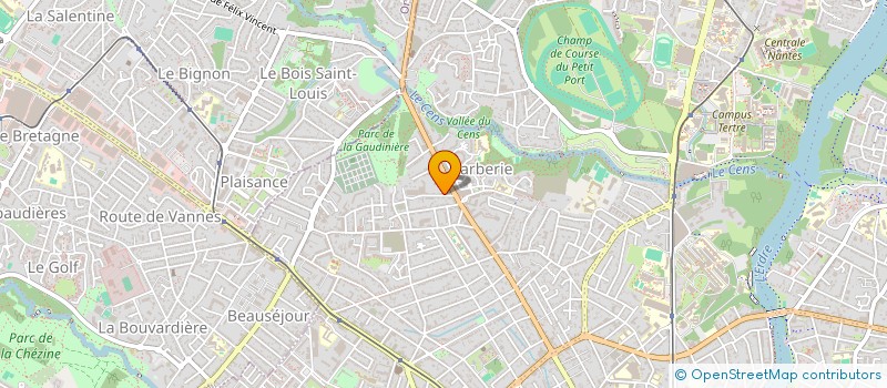 localisation de l'entreprise AZZURA à NANTES