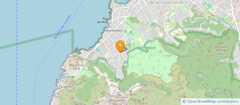 localisation de l'entreprise AZZURA TRAVAUX DESIGN à MARSEILLE