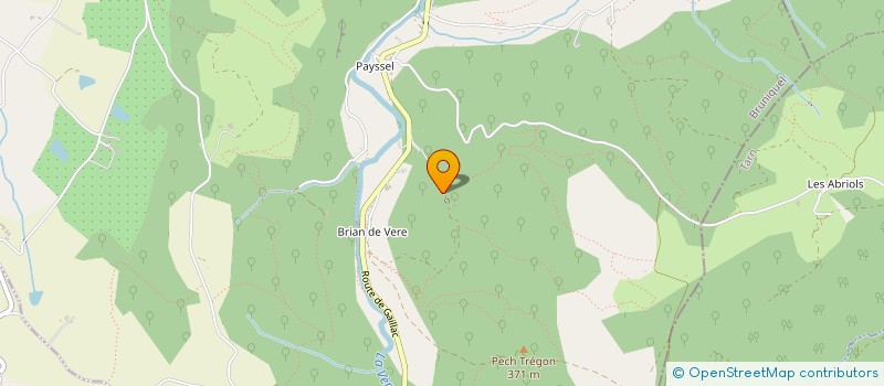 localisation de l'entreprise AZZURR'EAU  BRUNIQUEL