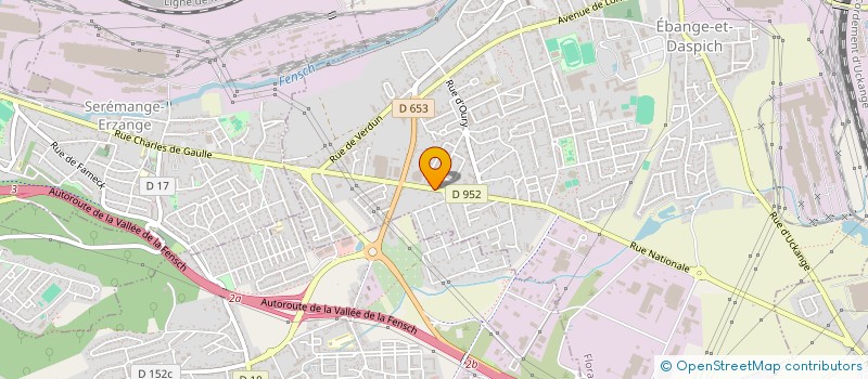 localisation de l'entreprise AZZURRA MIA  FLORANGE