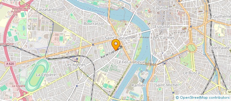localisation de l'entreprise B 126 à TOULOUSE