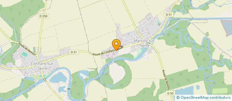 localisation de l'entreprise B 19  MARCILLY-SUR-SEINE
