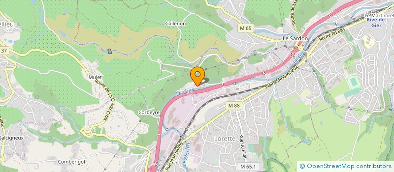 localisation de l'entreprise B.2.0  LORETTE