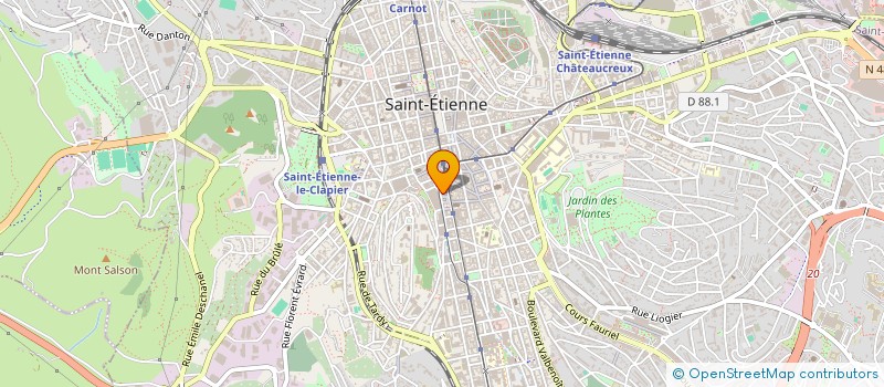 localisation de l'entreprise B 2 C à SAINT-ETIENNE