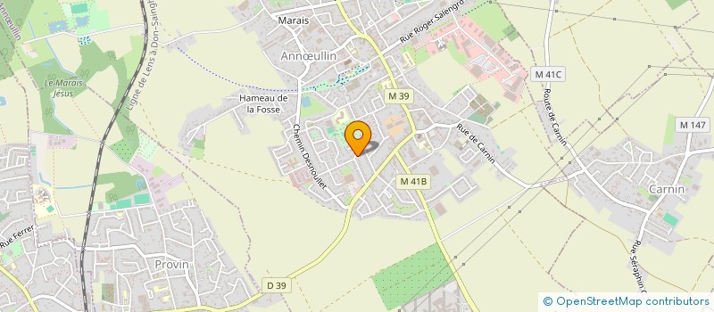 localisation de l'entreprise B 2 C K  ANNULLIN