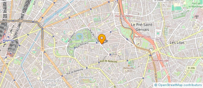 localisation de l'entreprise B 2 F  PARIS