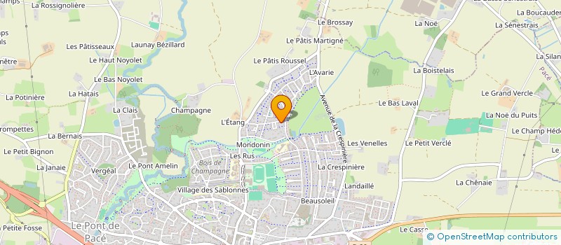 localisation de l'entreprise B 2 H  PACE