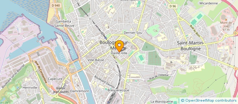 localisation de l'entreprise B 2 L à BOULOGNE-SUR-MER