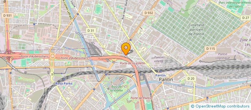 localisation de l'entreprise B 2 M R  PANTIN