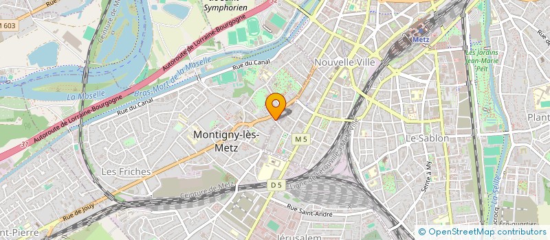 localisation de l'entreprise B 2 MANAGEMENT à MONTIGNY-LES-METZ