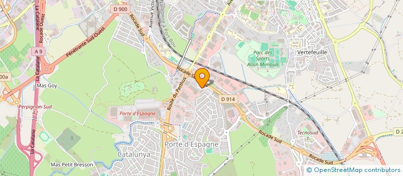 localisation de l'entreprise B 2 R  PERPIGNAN