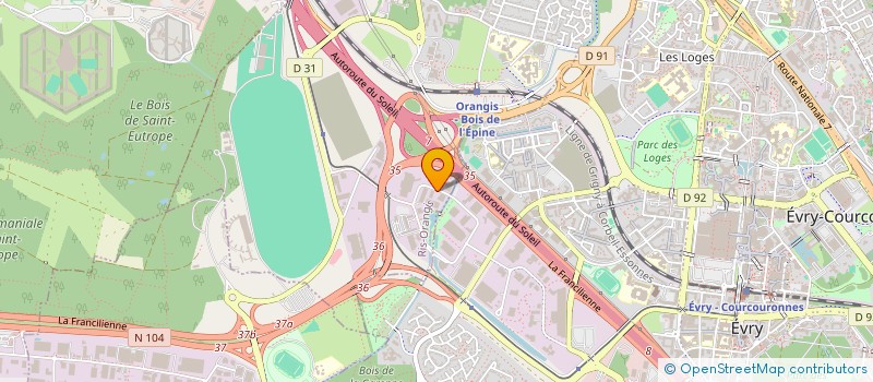 localisation de l'entreprise B 3 A CONCEPT  RIS-ORANGIS