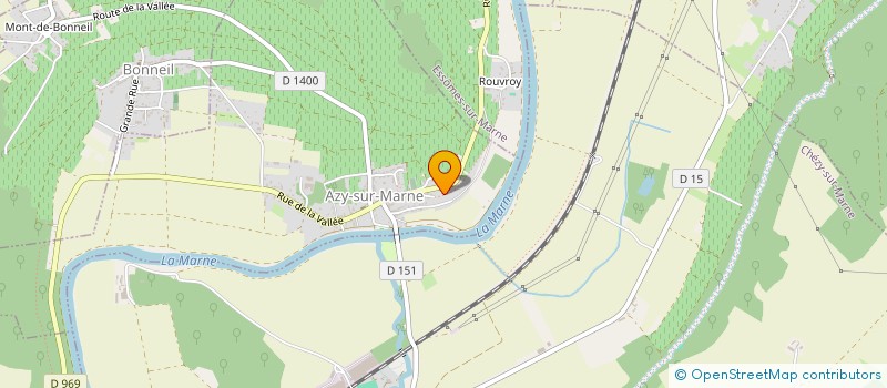 localisation de l'entreprise B 3 G à CHATEAU THIERRY
