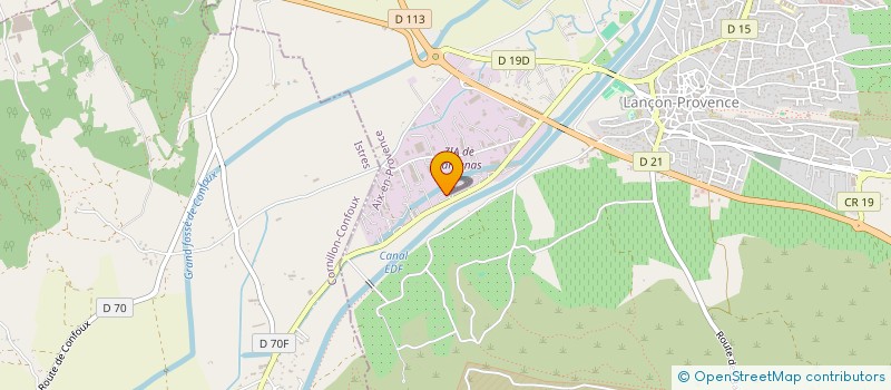 localisation de l'entreprise B 3 R  LANCON-PROVENCE