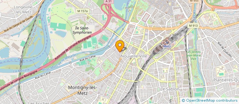 localisation de l'entreprise B 36  METZ