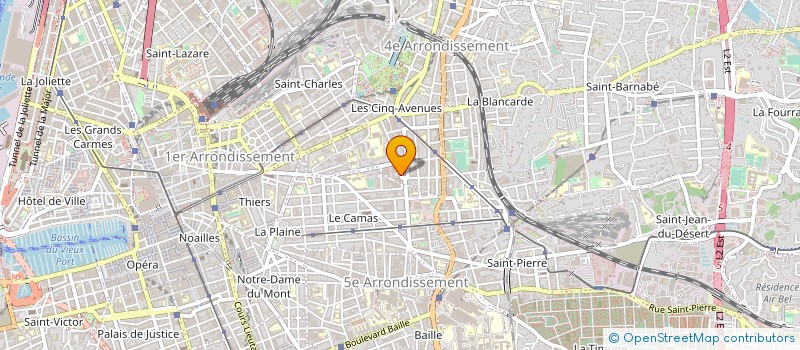 localisation de l'entreprise B 4 à MARSEILLE