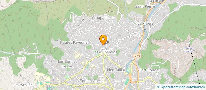 localisation de l'entreprise B.4.INVEST  TOULON