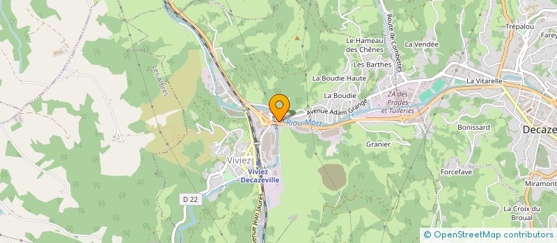 localisation de l'entreprise B-612  CRANSAC