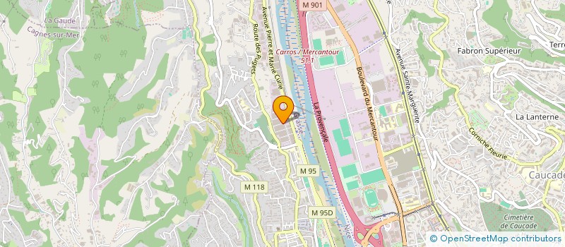 localisation de l'entreprise B 612 à SAINT LAURENT DU VAR