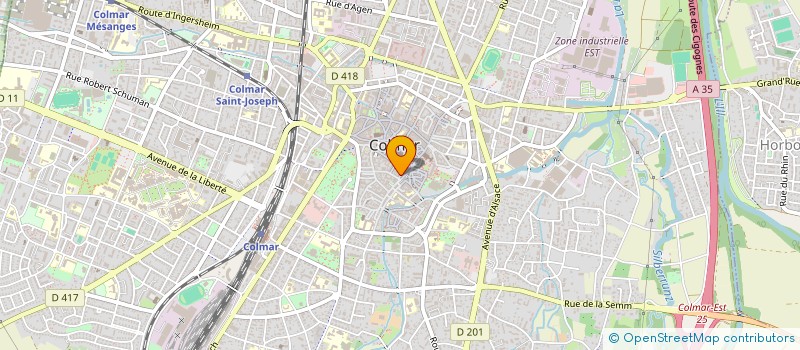 localisation de l'entreprise B.612  COLMAR