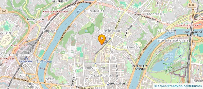 localisation de l'entreprise B&6K à CALUIRE-ET-CUIRE