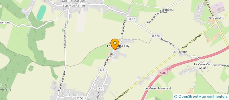 localisation de l'entreprise B+  SAINT-BENEZET