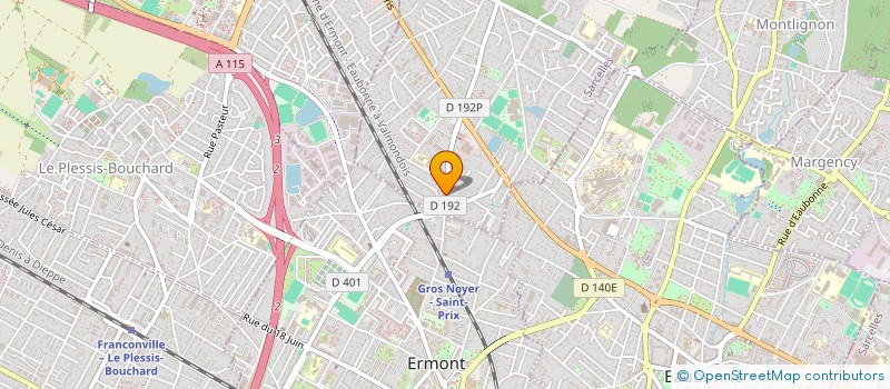 localisation de l'entreprise B.A.2 à SAINT-PRIX