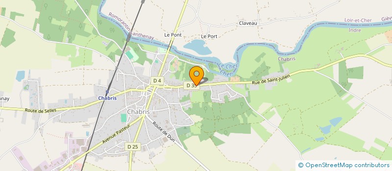 localisation de l'entreprise B & A à CHABRIS