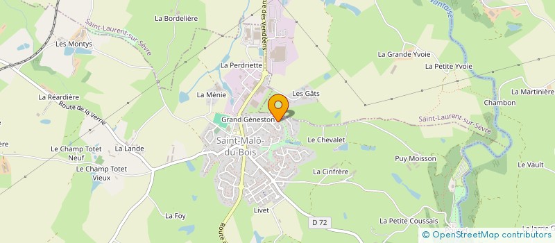 localisation de l'entreprise B.A  SAINT-MALO-DU-BOIS