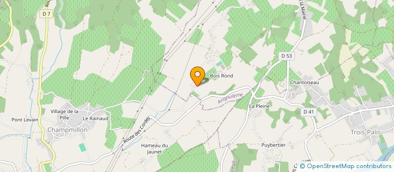 localisation de l'entreprise B.A à SAINT-SATURNIN