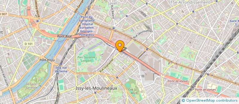 localisation de l'entreprise B.A à ISSY-LES-MOULINEAUX