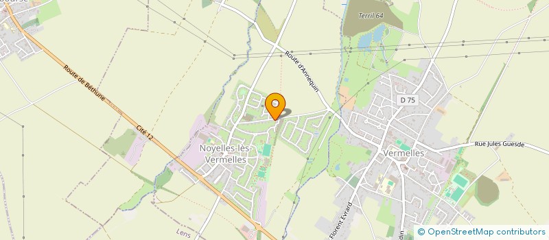 localisation de l'entreprise B.A  NOYELLES-LES-VERMELLES