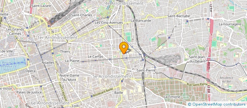 localisation de l'entreprise B.A à MARSEILLE