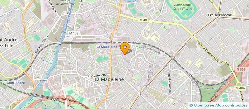 localisation de l'entreprise B&A à MARCQ-EN-BARŒUL