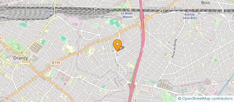 localisation de l'entreprise B.A.A AUTO  LE BLANC-MESNIL