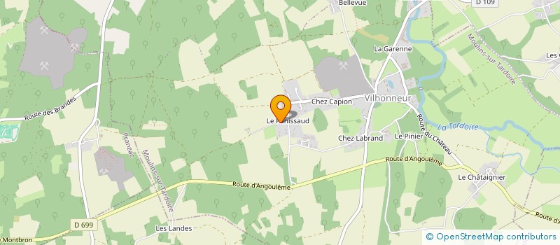 localisation de l'entreprise B.A.A.R à MOULINS-SUR-TARDOIRE