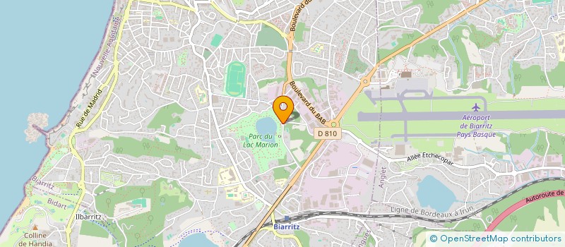 localisation de l'entreprise B.A.B. AUDIT CONSEIL  BIARRITZ