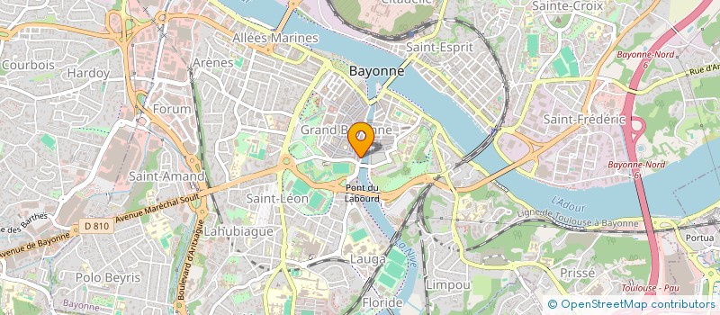 localisation de l'entreprise B.A.B. FINANCEMENT à BAYONNE