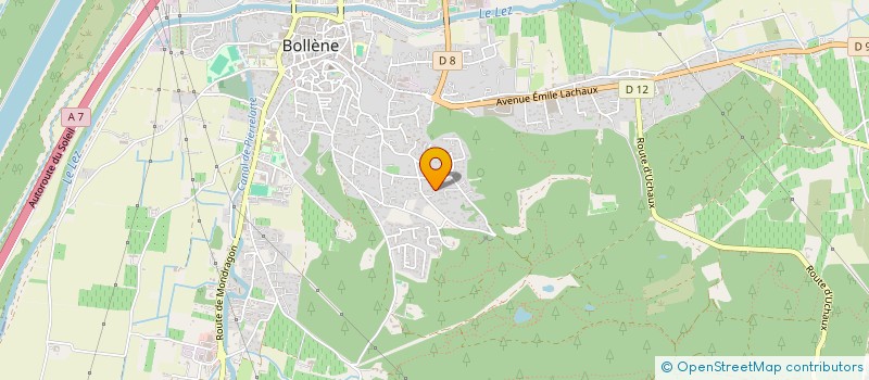 localisation de l'entreprise B.A.B. IMMOBILIER  BOLLENE