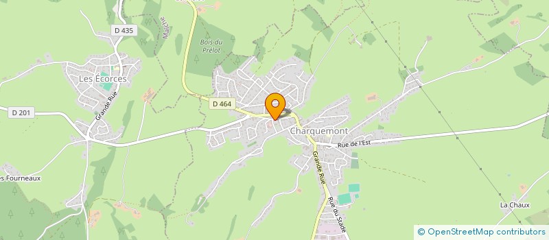 localisation de l'entreprise B A BA  CHARQUEMONT