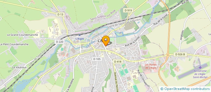 localisation de l'entreprise B-A BA ENERGY à L'AIGLE