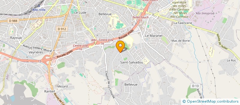 localisation de l'entreprise B.A. BA SOLUTIONS à ALBI