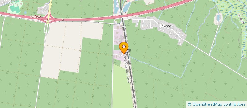 localisation de l'entreprise B.A BOX  LE TEICH