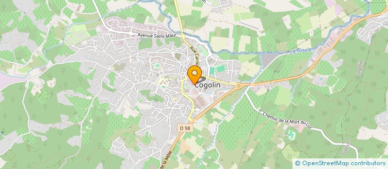 localisation de l'entreprise B.A.C.  COGOLIN