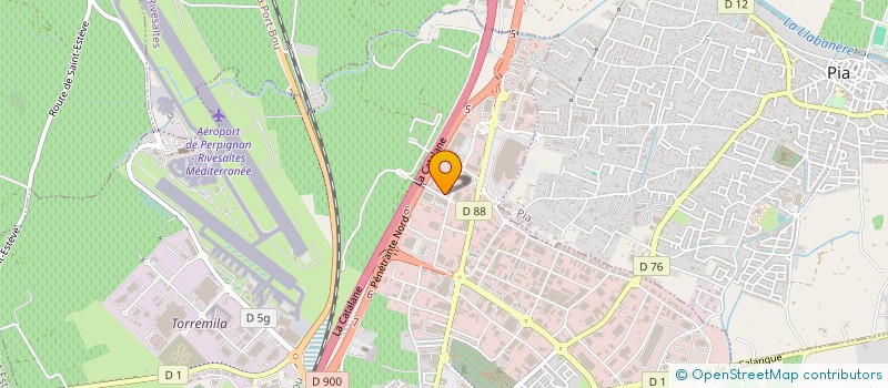 localisation de l'entreprise B.A.C. à MARSEILLAN